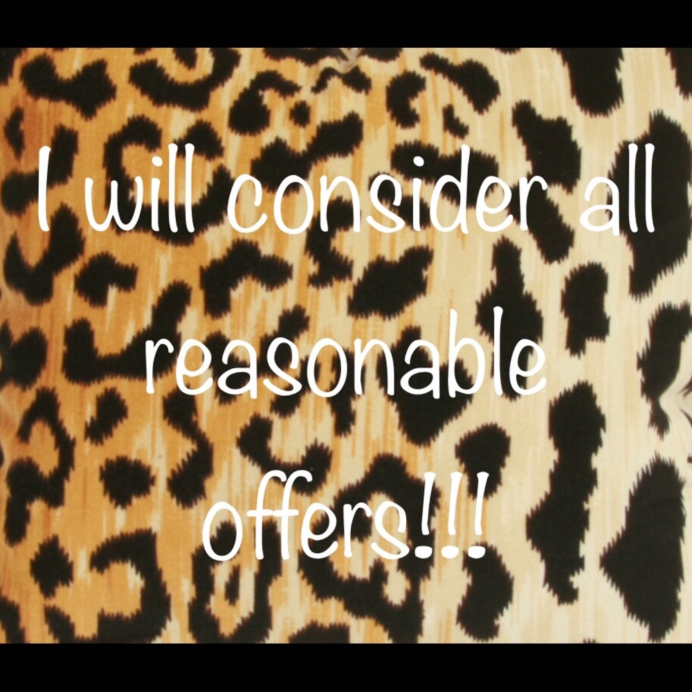 Reasonable Offers Welcome